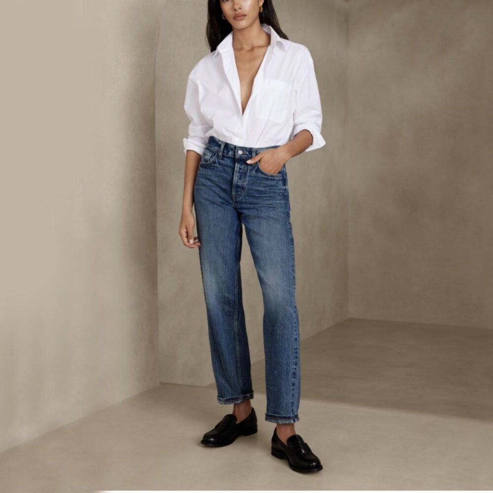 Banana Republic High Rise Straight